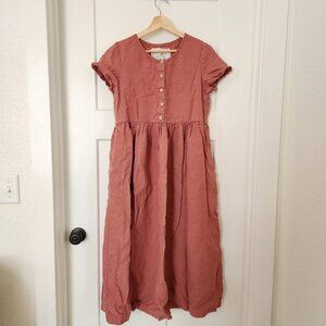 NOTPERFECTLINEN Mama dress maxi length S/M
